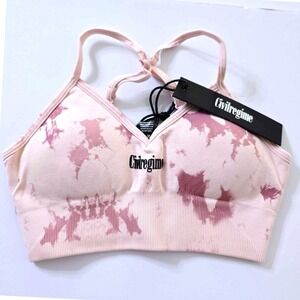 Civil Regime Blush Pink Reaper Kelly Seamless Bra Size X-Small